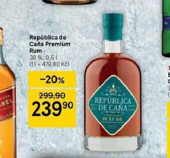 Tesco Republica de cana premium rum nabídka