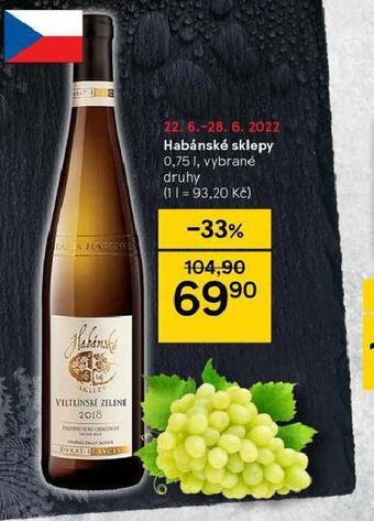 Tesco Habánské sklepy nabídka