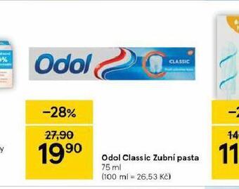 Tesco Odol classic zubní pasta nabídka