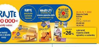 Tesco Opavia zlaté esíčka nabídka