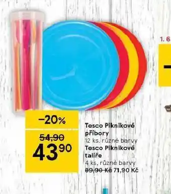 Tesco Piknikové talíře nabídka