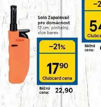 Solo zapalovač pro domácnost