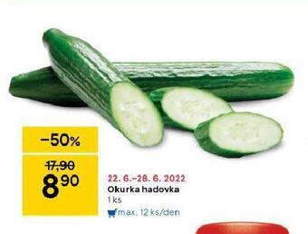 Tesco Okurka hadovka nabídka