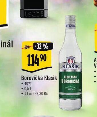 Jip Borovička klasik nabídka