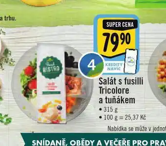 Jip Salát s fusilli tricolore a tuňákem nabídka