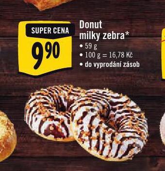 Jip Donut milky zebra nabídka