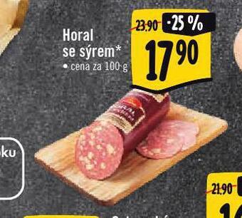 Jip Horal se sýrem nabídka