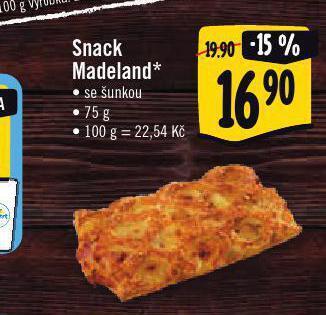 Jip Snack madeland nabídka