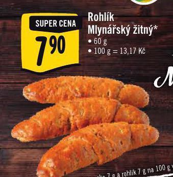 Jip Rohlík mlynářský žitný nabídka