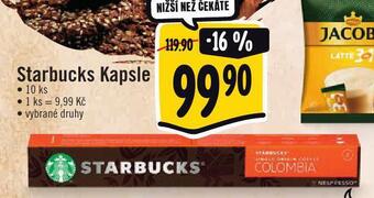 Jip Kávové kapsle starbucks nabídka