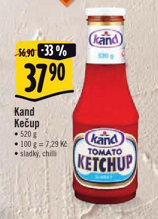 Jip Kand kečup nabídka
