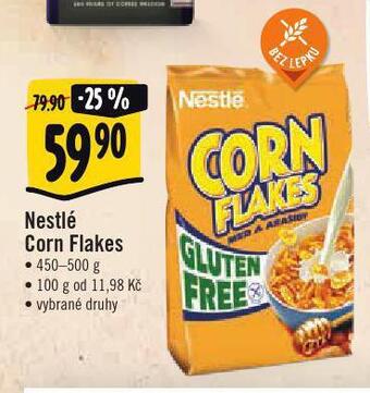 Jip Nestlé corn flakes nabídka