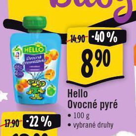Jip Hello ovocné pyré nabídka