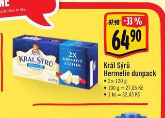 Jip Král sýrů hermelín nabídka