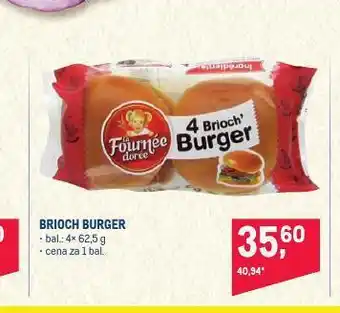 Makro Brioch burger nabídka