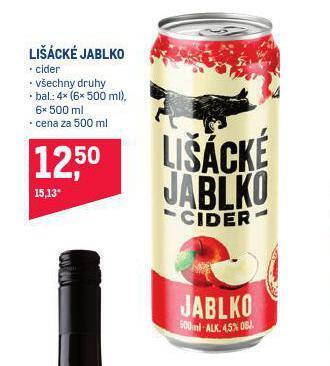Makro Lišácké jablko cider nabídka