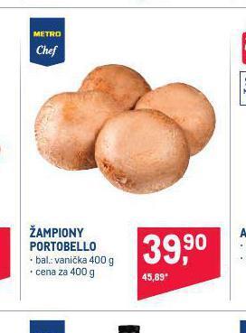 Makro Žampiony nabídka