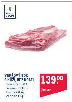 Makro Vepřový bok nabídka