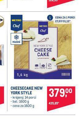 Makro Cheesecake nabídka