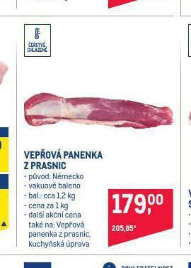 Makro Vepřová panenka z prasnic nabídka