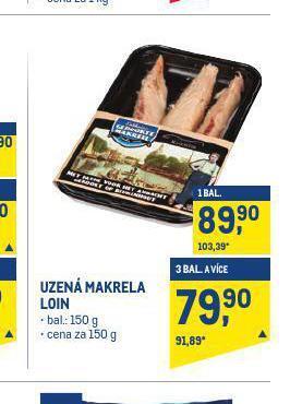 Makro Uzená makrela nabídka