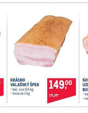 Makro Krásno valašský špek nabídka