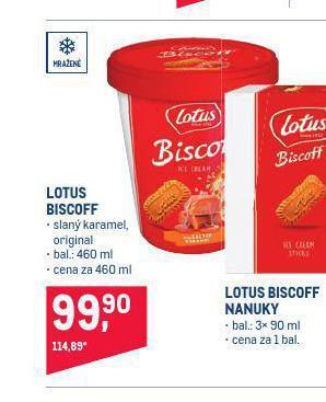 Makro Lotus biscoff nabídka