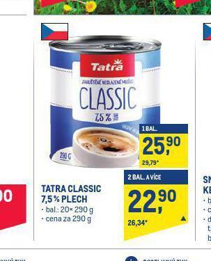 Makro Tatra classic nabídka