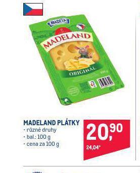 Makro Madeland sýr nabídka