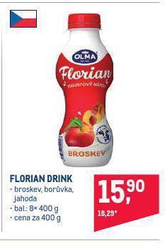 Makro Florian drink nabídka