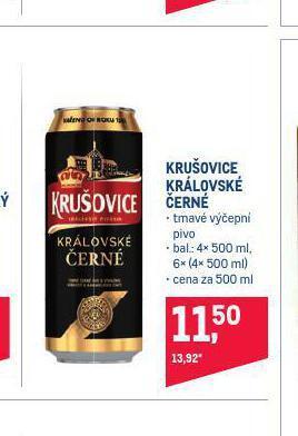 Makro Pivo krušovice nabídka