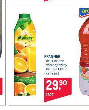Makro Pfanner nabídka