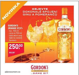 Makro Gordon's gin nabídka
