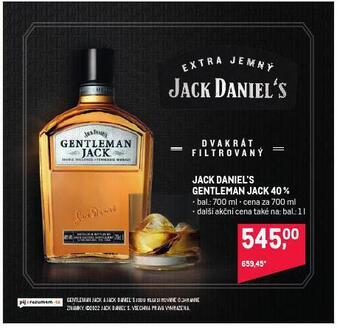 Makro Jack daniel's nabídka