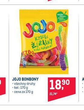 Makro Jojo bonbony nabídka