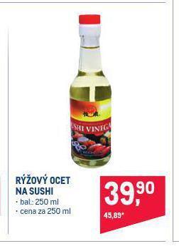 Makro Rýžový ocet na sushi nabídka