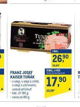Makro Franz josef kaiser tuňák nabídka