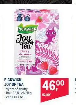 Makro Pickwick joy of tea nabídka