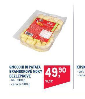 Makro Gnocchi nabídka
