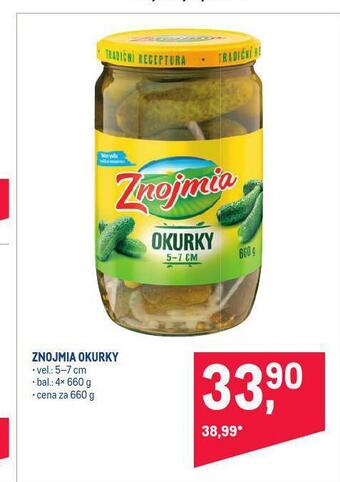 Makro Znojmia okurky nabídka