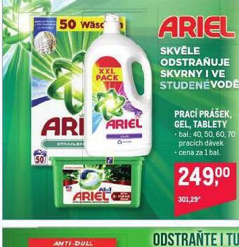 Makro Ariel prací prostředek nabídka