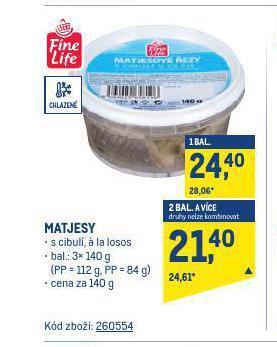 Makro Matjesy nabídka