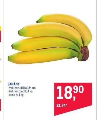Makro Banány nabídka
