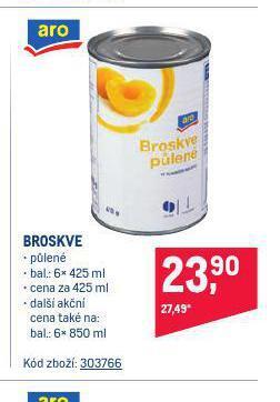 Makro Broskve nabídka