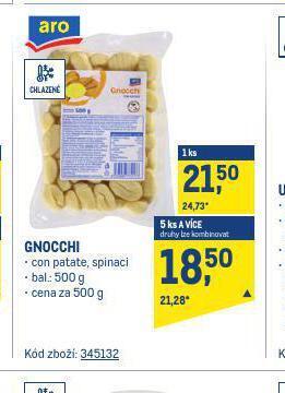 Makro Gnocchi nabídka