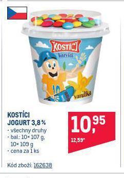 Makro Kostíci jogurt nabídka