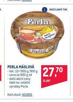 Makro Perla máslová nabídka