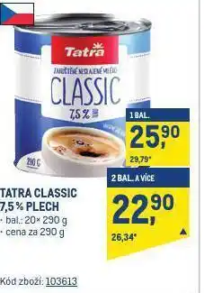 Makro Tatra classic nabídka