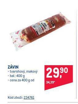 Makro Závin nabídka