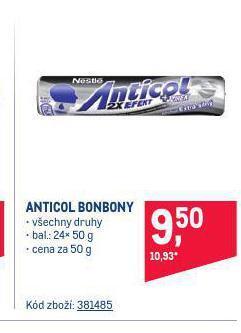 Makro Anticol bonbony nabídka